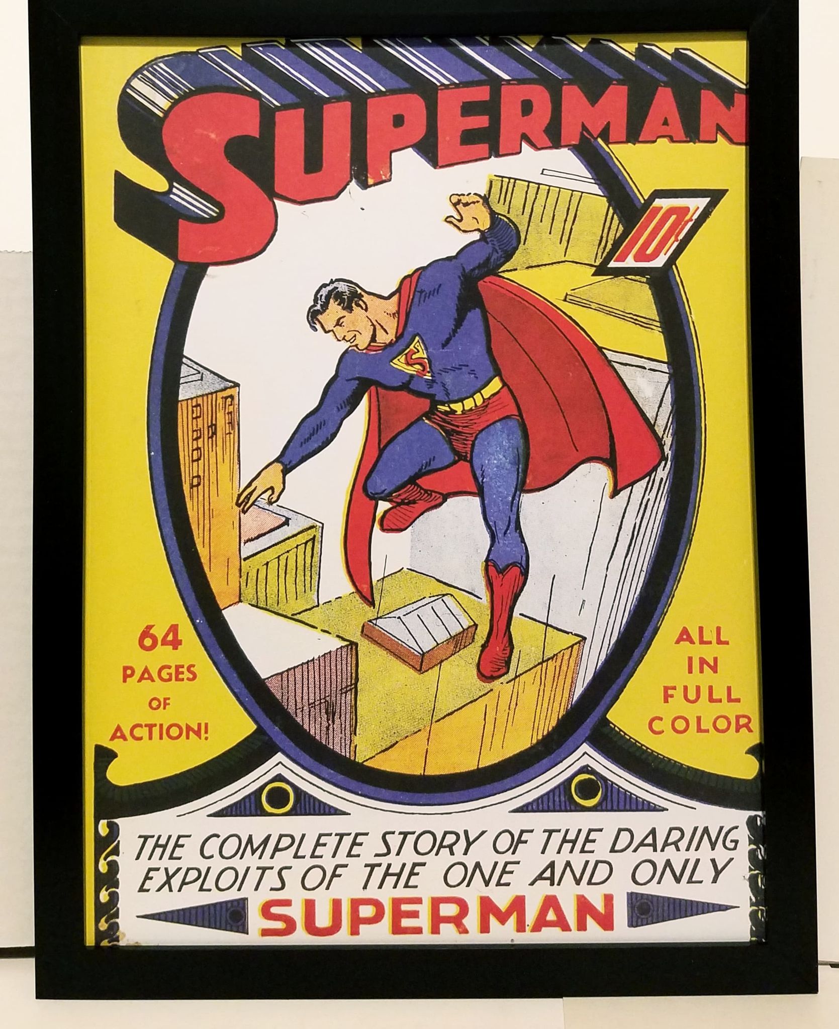 vintage superman poster