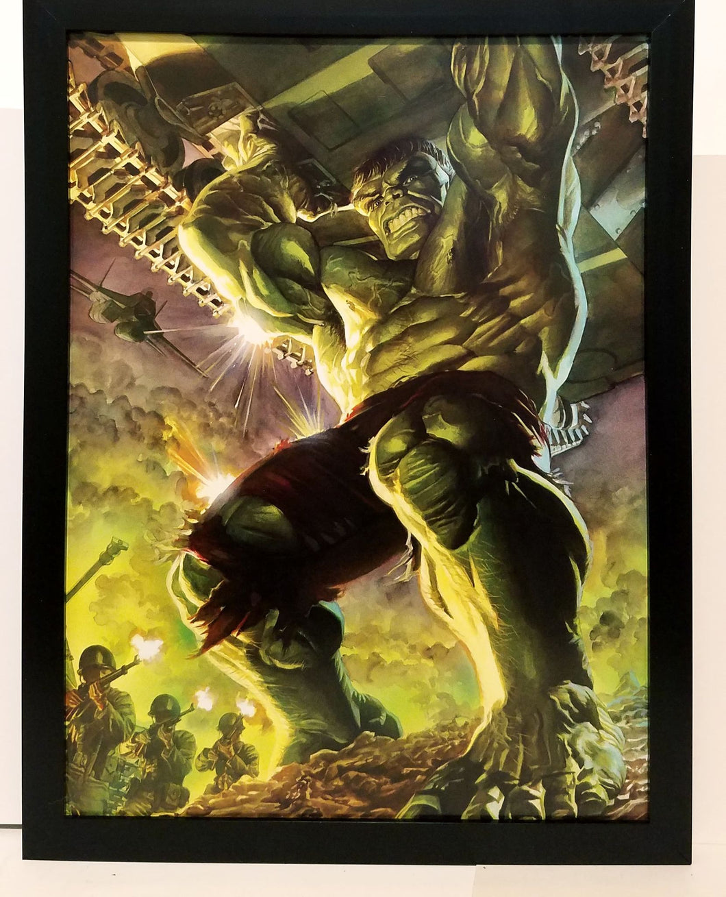 Incredible Immortal Hulk by Alex Ross 9x12 FRAMED Marvel Comics Art Print Poster