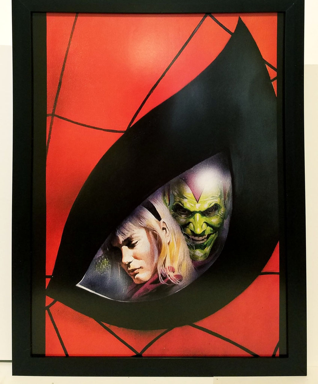 Marvels Spider-Man Green Goblin by Alex Ross 9x12 FRAMED Marvel Art Print Poster