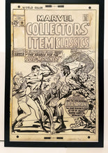Load image into Gallery viewer, Marvel Collector&#39;s Item Classics #19 by Jack Kirby 11x17 FRAMED Original Art Poster

