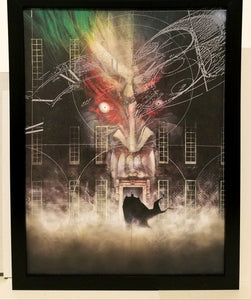 Batman Arkham Asylum by Dave McKean 9x12 FRAMED DC Comics Art Print Poster