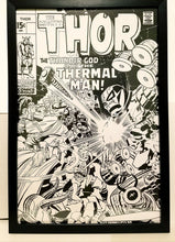 Load image into Gallery viewer, Thor #170 Variant by Jack Kirby 12x18 FRAMED Marvel Comics Vintage Art Print Poster
