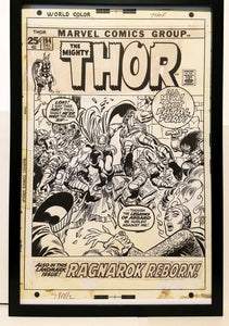 Mighty Thor #194 by John Buscema 11x17 FRAMED Original Art Poster Marvel Comics
