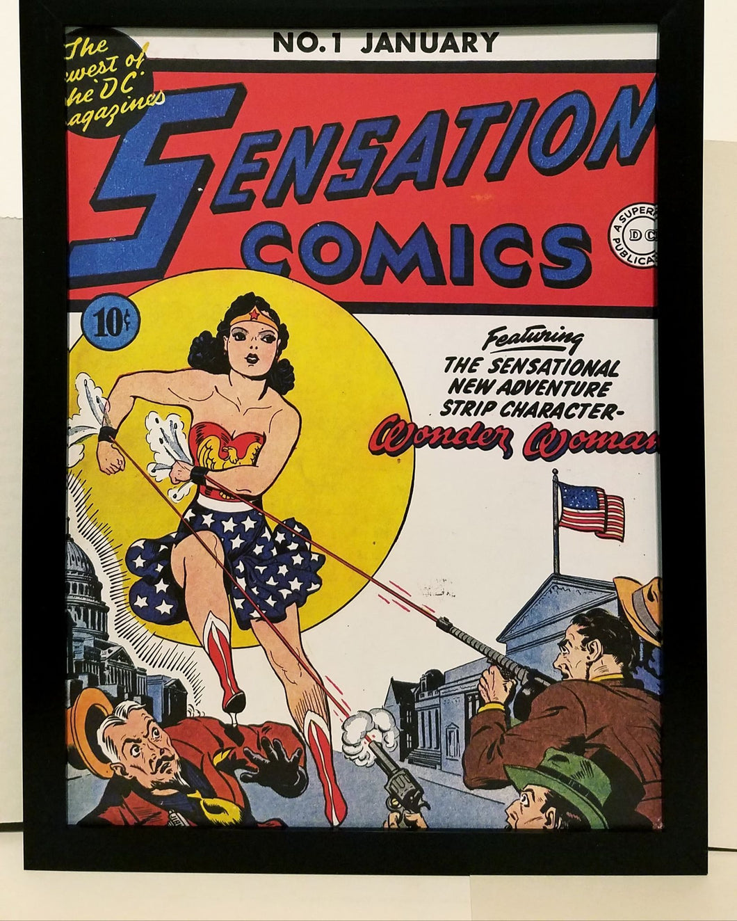 Sensation Comics #1 Wonder Woman 9x12 FRAMED DC Comics Art Print Poster