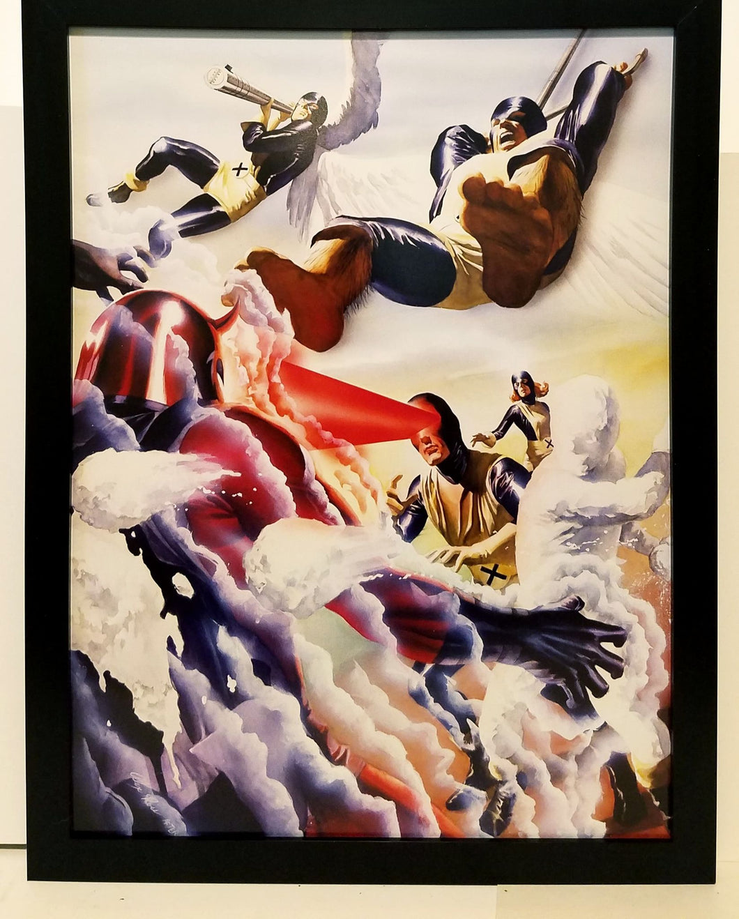 Uncanny X-Men #1 homage by Alex Ross 9x12 FRAMED Marvel Art Print Poster