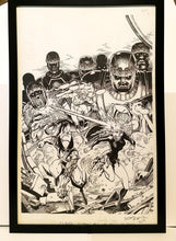 Load image into Gallery viewer, Classic X-Men #6 by Art Adams 11x17 FRAMED Original Art Poster Marvel Comics
