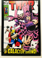 Load image into Gallery viewer, Thor #168 Galactus by Jack Kirby 12x18 FRAMED Marvel Comics Vintage Art Print Poster
