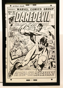 Daredevil #84 by Gil Kane 11x17 FRAMED Original Art Poster Marvel Comics