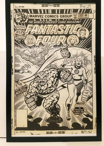 Fantastic Four #203 by Dave Cockrum 11x17 FRAMED Original Art Poster Marvel Comics