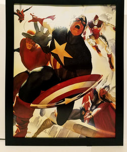 Avengers #4 homage by Alex Ross 8.5x11 FRAMED Marvel Comics Art Print Poster