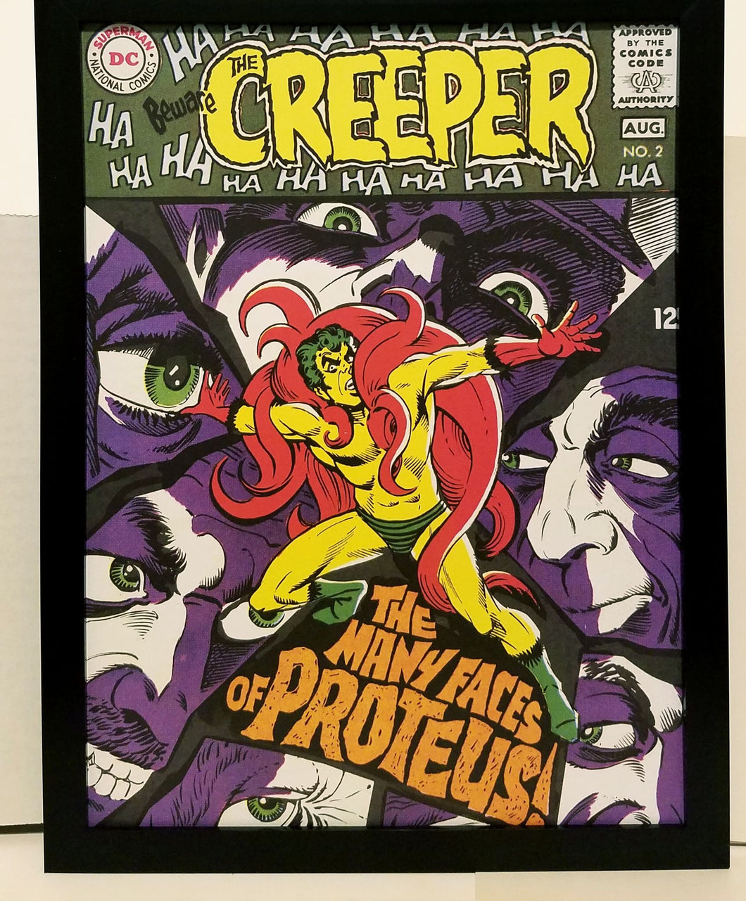Beware the Creeper #2 by Steve Ditko 9x12 FRAMED DC Comics Art Print Poster