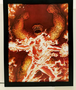 Fantastic Four by Alex Ross 8.5x11 FRAMED Marvel Comics Art Print Poster