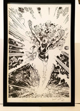 Load image into Gallery viewer, Classic X-Men #9 by Art Adams 11x17 FRAMED Original Art Poster Marvel Comics
