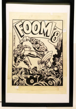 Load image into Gallery viewer, Foom #8 Captain America by John Romita 11x17 FRAMED Original Art Poster Marvel Comics
