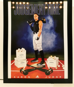 Aaron Judge New York Yankees Costacos Brothers 8.5x11 FRAMED Print Vintage Poster