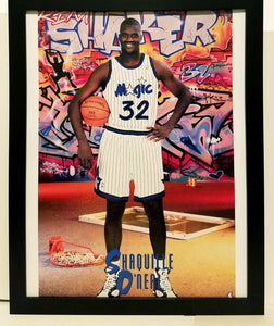 Shaquille O'Neal Rookie Magic Costacos Brothers 8.5x11 FRAMED Print Vintage 90s Poster