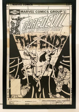 Load image into Gallery viewer, Daredevil #175 Elektra by Frank Miller 11x17 FRAMED Original Art Poster Marvel Comics
