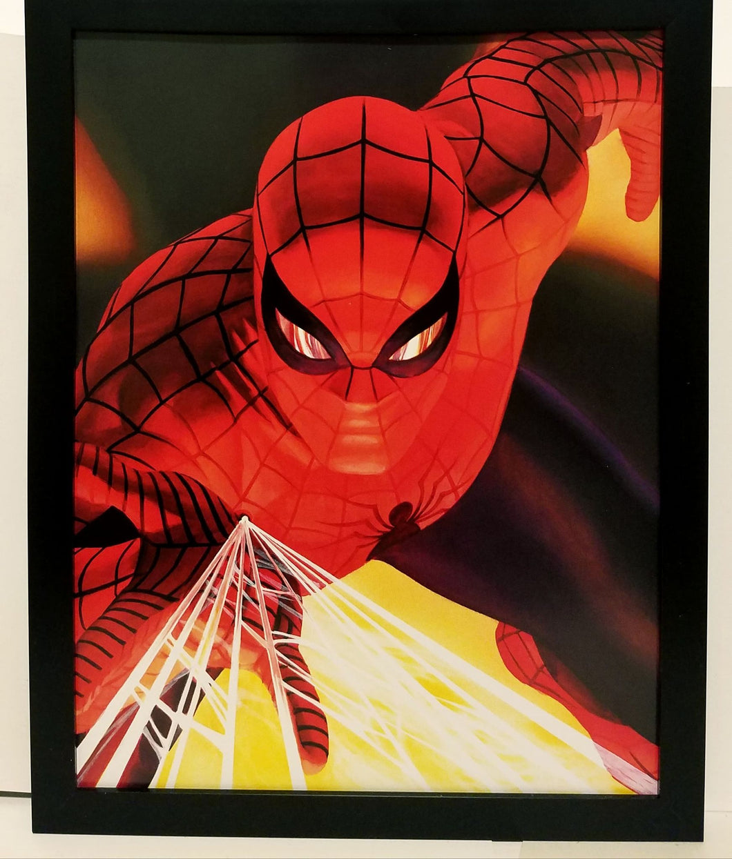 Amazing Spider-Man by Alex Ross 8.5x11 FRAMED Marvel Comics Art Print Poster