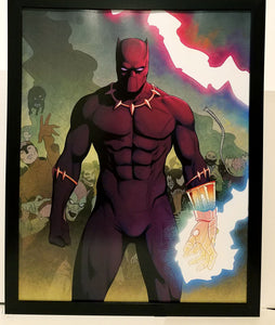 Black Panther Infinity Gauntlet 11x14 FRAMED Marvel Comics Art Print Poster