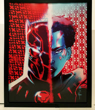 Load image into Gallery viewer, Black Panther by Afua Richardson 11x14 FRAMED Marvel Comics Art Print Poster
