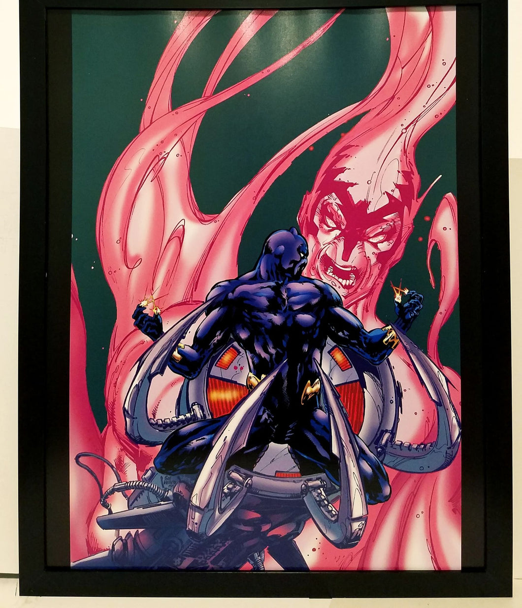Black Panther vs Klaw by Sal Velluto 11x14 FRAMED Marvel Comics Art Print Poster