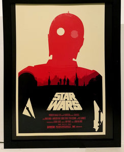Star Wars by Olly Moss 9x12 FRAMED Art Mondo Print Movie Poster