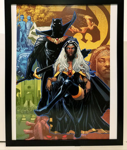Black Panther Storm by Phil Jimenez 11x14 FRAMED Marvel Comics Art Print Poster