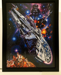 Star Wars 1982 re-release Japan variant 9x12 FRAMED Art Print Movie Poster