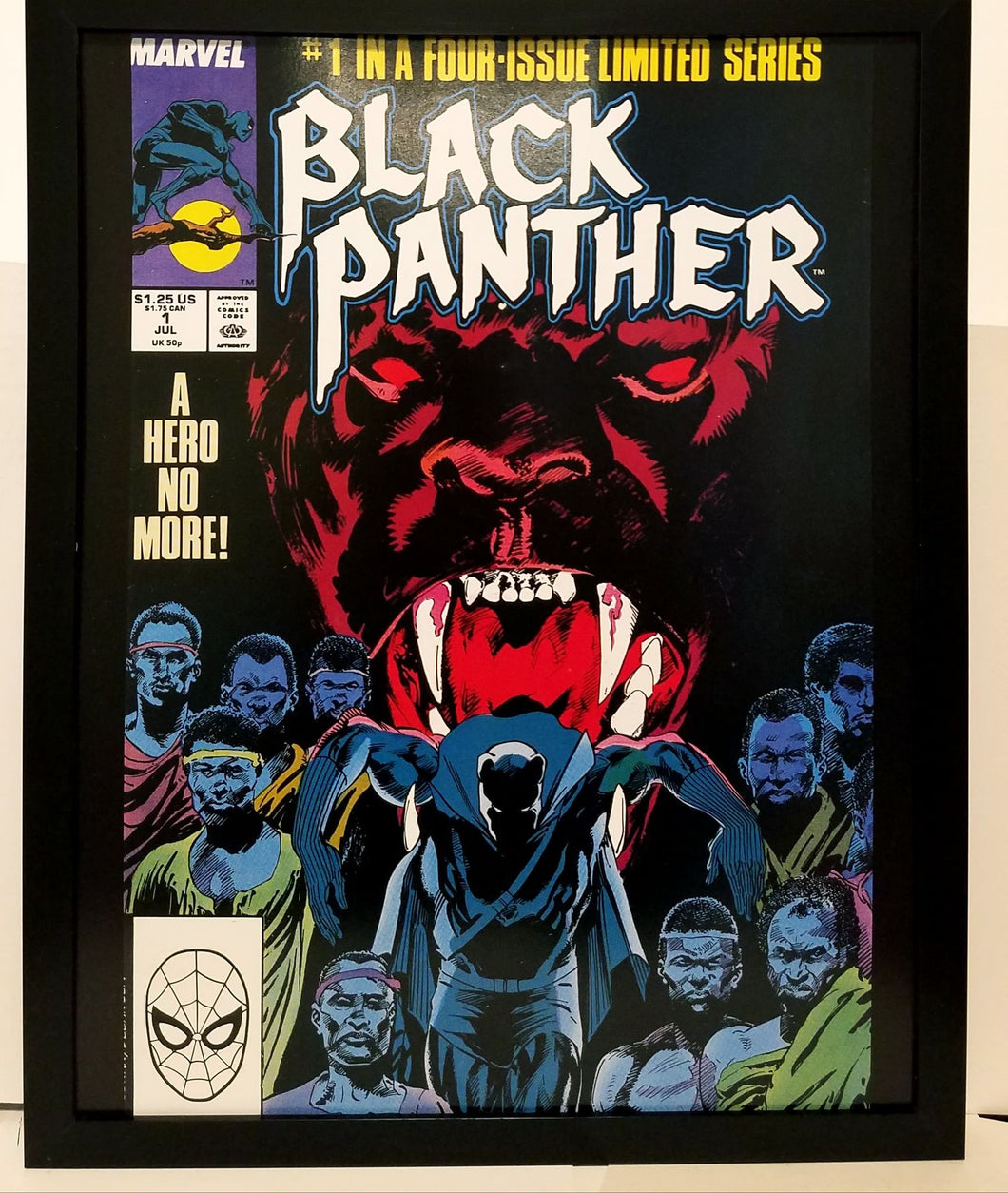Black Panther #1 by Denys Cowan 11x14 FRAMED Marvel Comics Art Print Poster