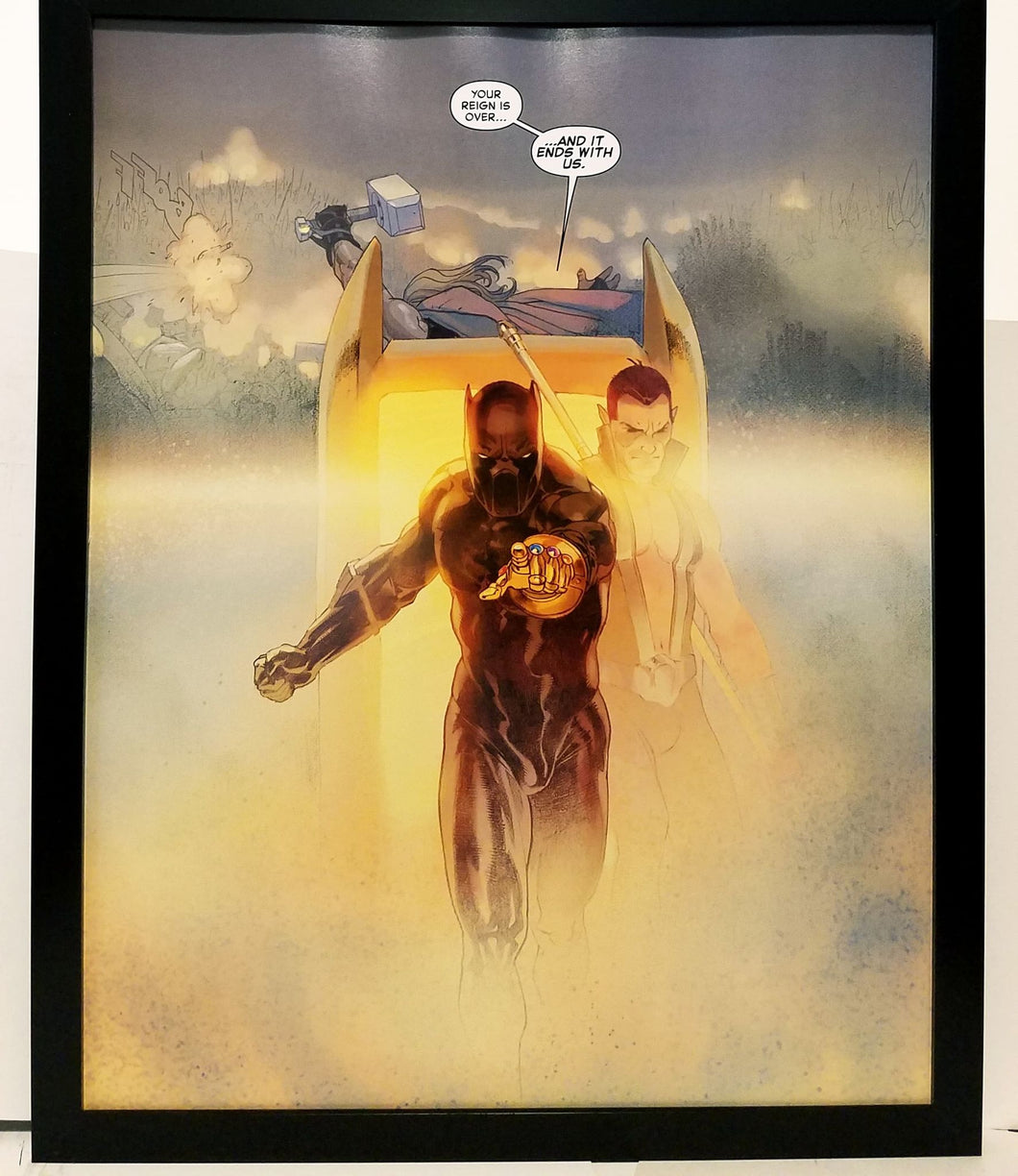 Black Panther Namor by Esad Ribic 11x14 FRAMED Marvel Comics Art Print Poster