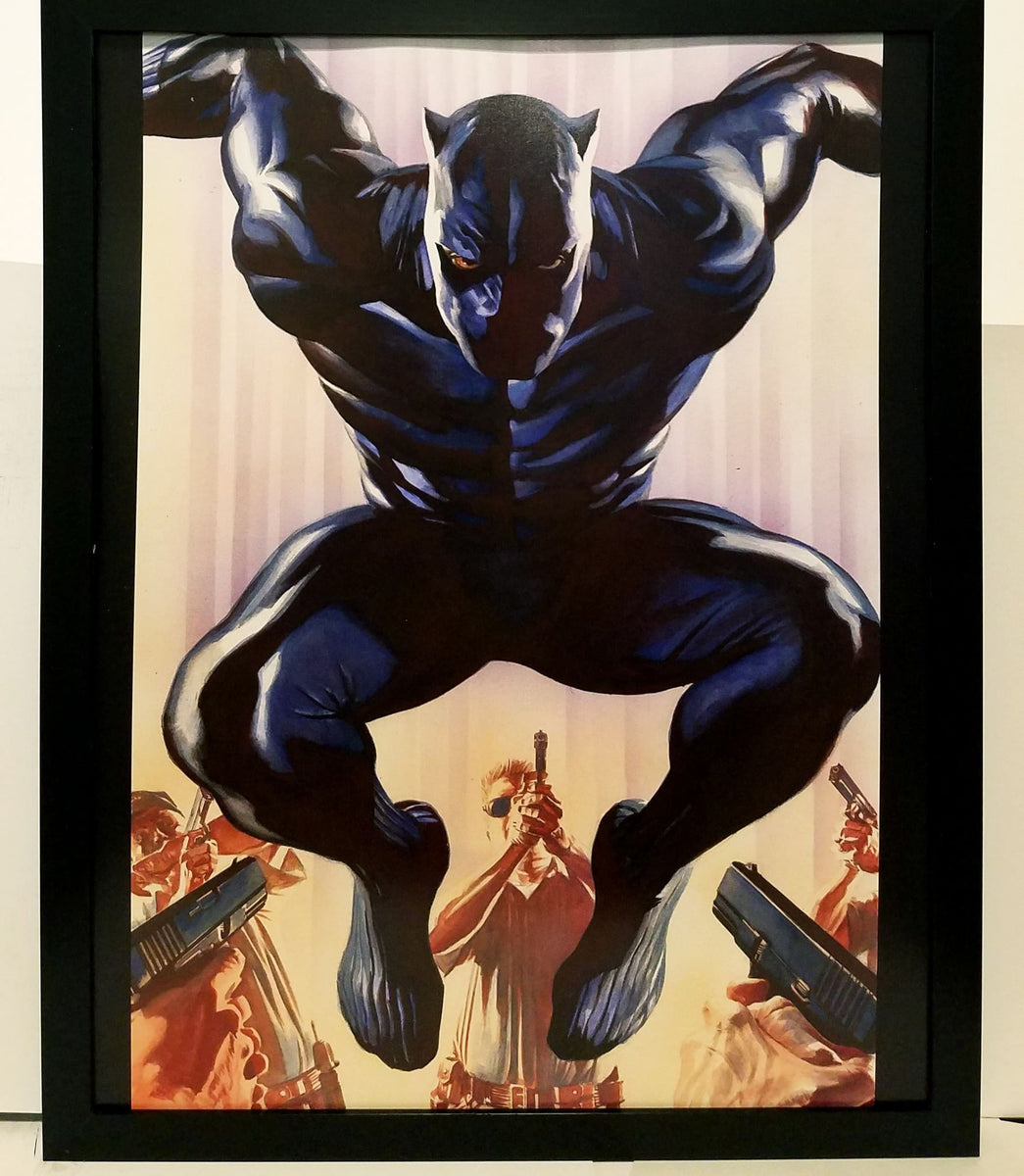 Black Panther by Alex Ross 11x14 FRAMED Marvel Comics Art Print Poster ...