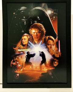 Star Wars Revenge of the Sith by Drew Struzan 9x12 FRAMED Art Print Movie Poster