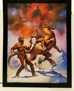 Star Wars Empire Strikes Back 1980 Coke by Boris Vallejo 9x12 FRAMED Art Print Poster