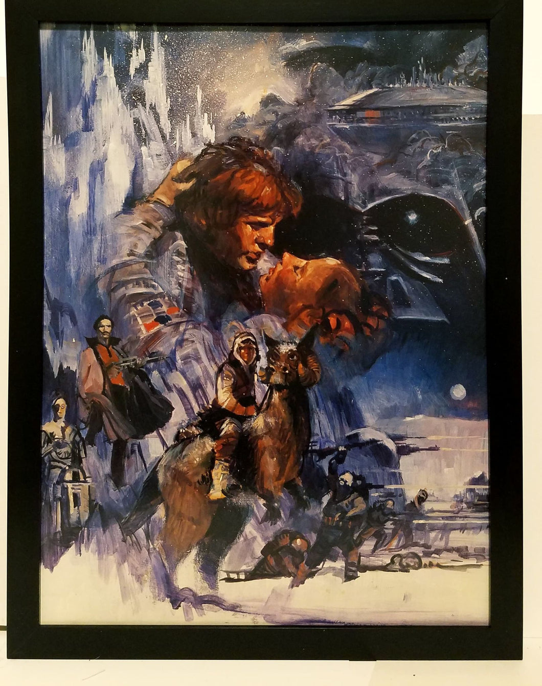 Star Wars The Empire Strikes Back 9x12 FRAMED Art Print Movie Poster