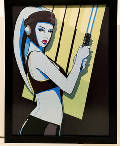 Star Wars the General by Craig Drake 9x12 FRAMED Art Print Movie Poster