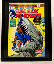 Load image into Gallery viewer, Jungle Action #14 Black Panther by Gil Kane 11x14 FRAMED Marvel Comics Art Print Poster
