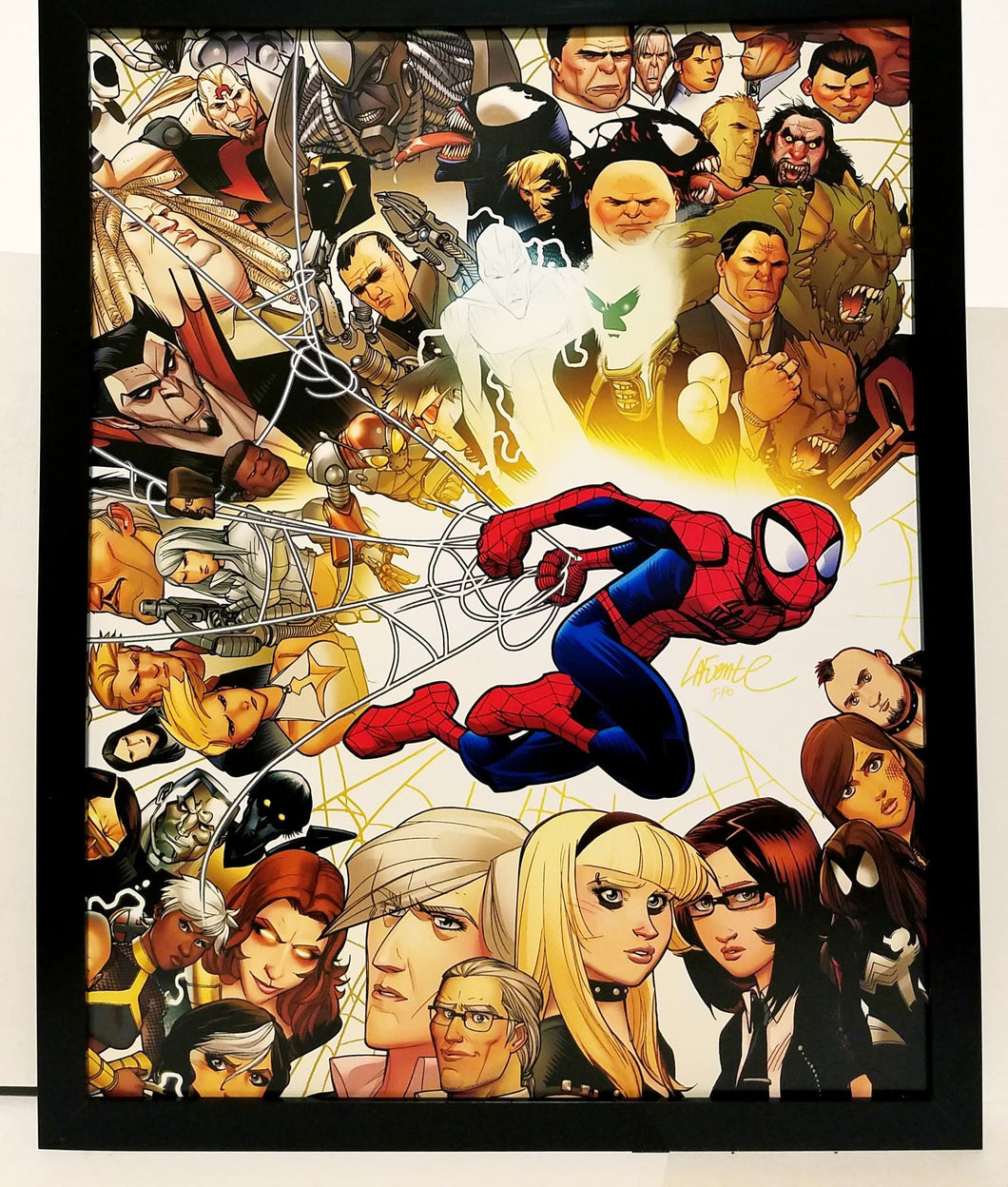 Ultimate Spider-Man by David Lefuente 11x14 FRAMED Marvel Comics Art Print Poster