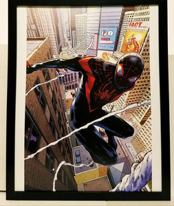 Spider-Man Miles Morales by Sara Pichelli 11x14 FRAMED Marvel Comics Art Print Poster