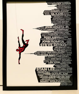 Amazing Spider-Man #700 by Marcos Martin 11x14 FRAMED Marvel Comics Art Print Poster