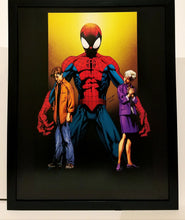 Load image into Gallery viewer, Ultimate Spider-Man by Mark Bagley 11x14 FRAMED Marvel Comics Art Print Poster
