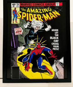 Amazing Spider-Man #194 Black Cat 11x14 FRAMED Marvel Comics Art Print Poster