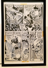 Load image into Gallery viewer, Amazing Spider-Man #115 pg. 14 John Romita 11x17 FRAMED Original Art Poster Marvel Comics
