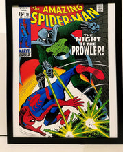 Load image into Gallery viewer, Amazing Spider-Man #78 by John Romita 11x14 FRAMED Marvel Comics Art Print Poster
