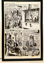 Load image into Gallery viewer, Amazing Spider-Man #108 pg. 13 John Romita 11x17 FRAMED Original Art Poster Marvel Comics
