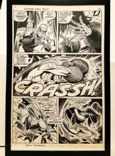 Load image into Gallery viewer, Amazing Spider-Man #67 pg. 9 John Romita 11x17 FRAMED Original Art Poster Marvel Comics
