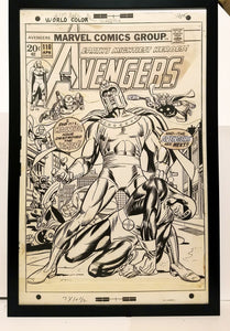 Avengers #110 by Gil Kane 11x17 FRAMED Original Art Poster Marvel Comics