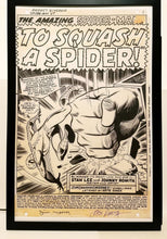 Load image into Gallery viewer, Amazing Spider-Man #67 pg. 1 John Romita 11x17 FRAMED Original Art Poster Marvel Comics
