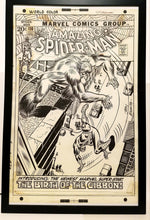 Load image into Gallery viewer, Amazing Spider-Man #110 by John Romita 11x17 FRAMED Original Art Poster Marvel Comics
