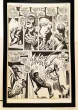 Load image into Gallery viewer, Amazing Spider-Man #75 pg. 11 John Romita 11x17 FRAMED Original Art Poster Marvel Comics
