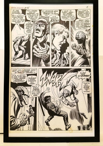 Amazing Spider-Man #75 pg. 11 John Romita 11x17 FRAMED Original Art Poster Marvel Comics